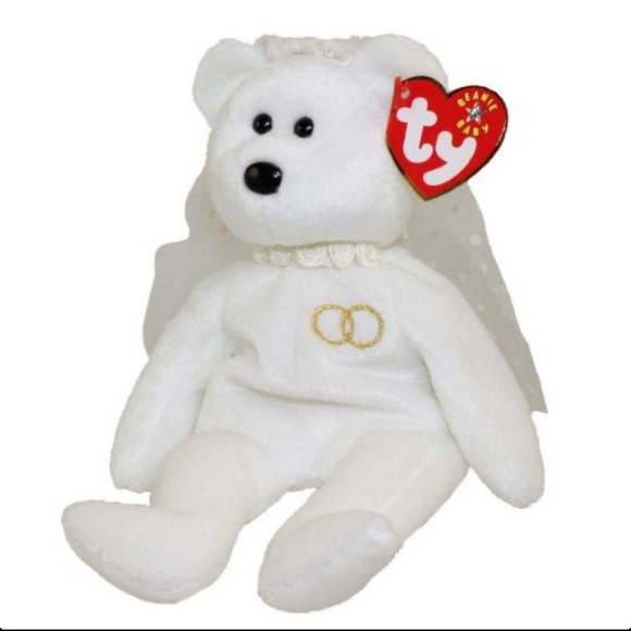 2001 Ty Beanie Babies Bride Bear MRS.